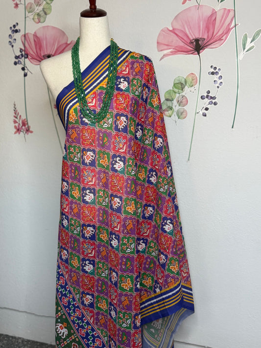 Pure Mul Patola Dupatta | Party Wear Dupatta