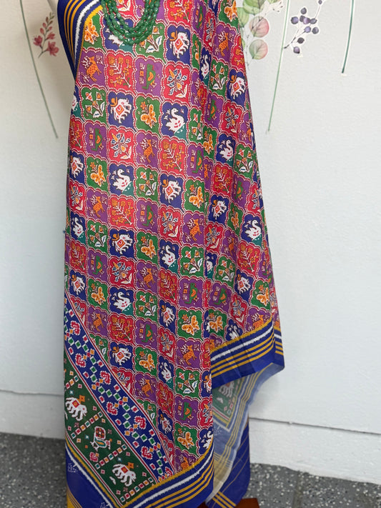 Pure Mul Patola Dupatta | Party Wear Dupatta