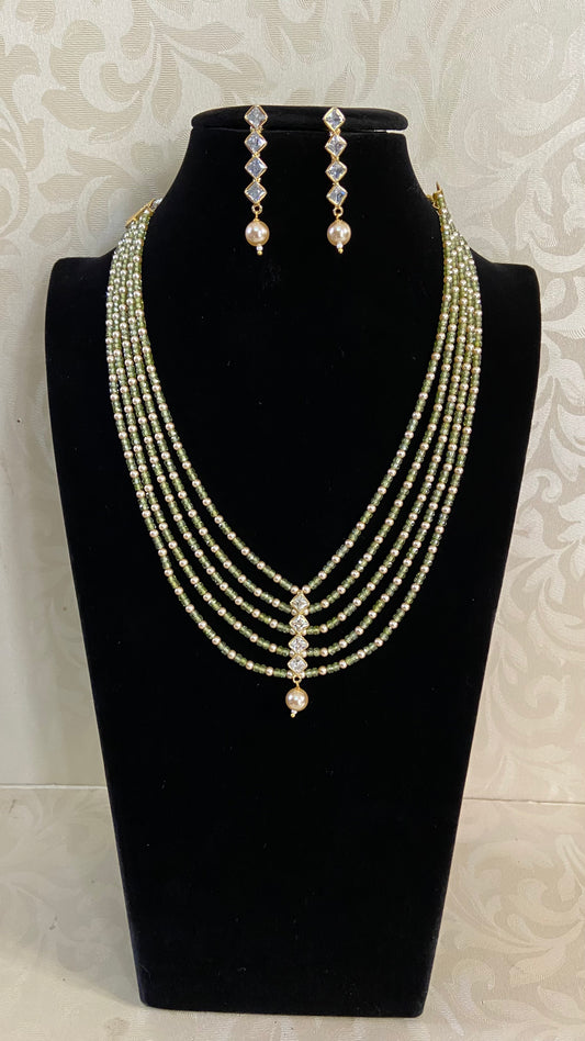 Premium stones Necklace Set | Indian Traditional Jewelry In USA