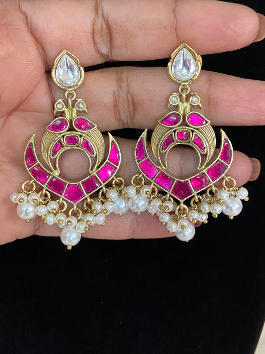 Jadau Kundan Earrings | Indian Traditional Jewelry In USA