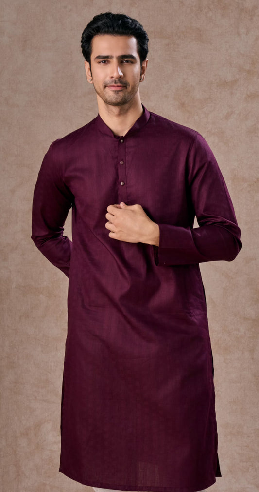Wine Majesty Kurta Pajama