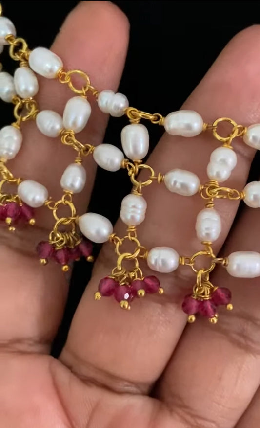 Pearl Beads Choker Set | Indian Jewelry In USA