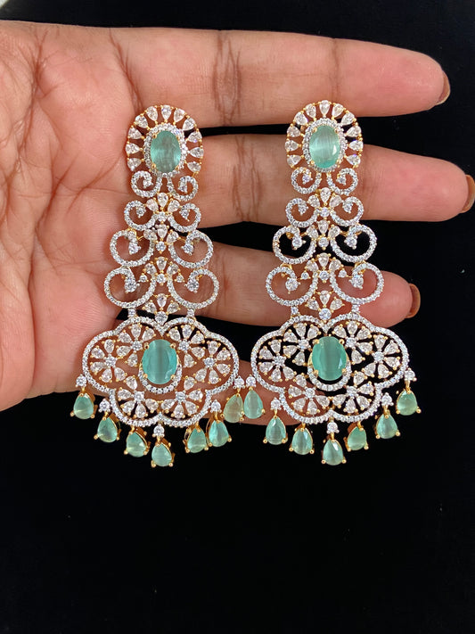 AD Beautiful Earrings | Indian Bridal Jewelry