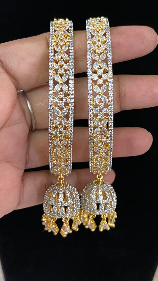 AD Jumki Hanging Bangles | Indian Bridal Bangles