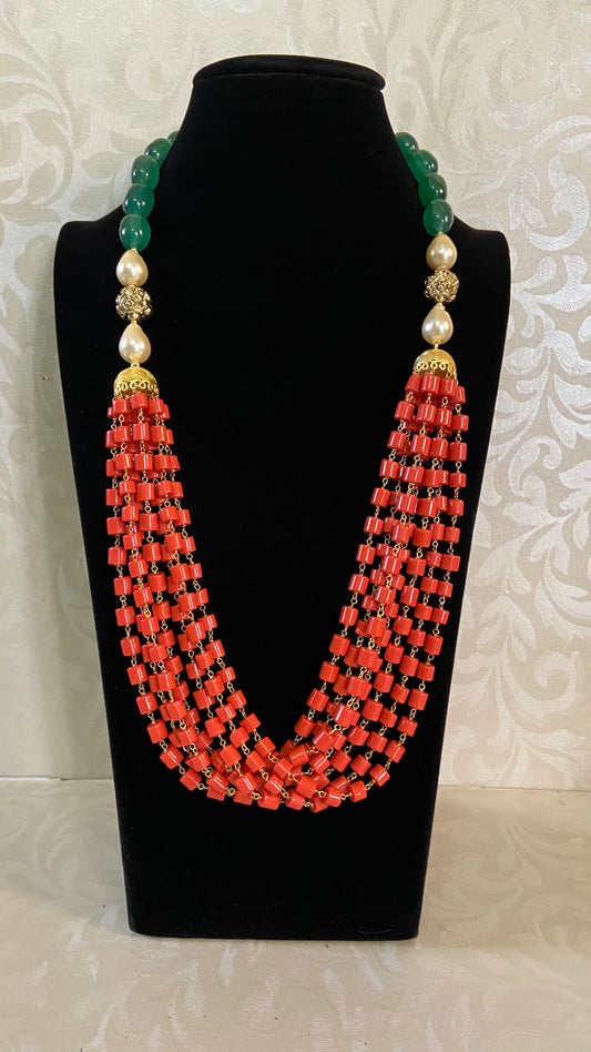 Beautiful Corals necklace | beads necklace