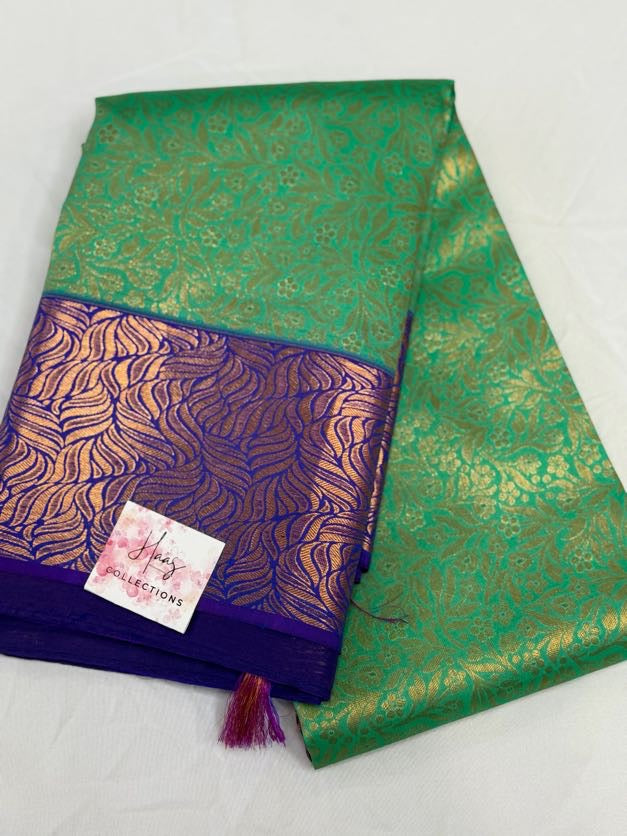 Kanchi Pattu Saree | Indian Traditional Kanjivaram Silk Saree | Bridal Saree