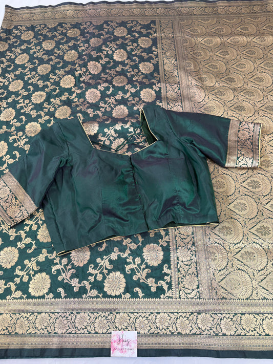 Pure Banaras Jaal Saree | Traditional Indian Sarres In USA | Silk Mark Certified Saree