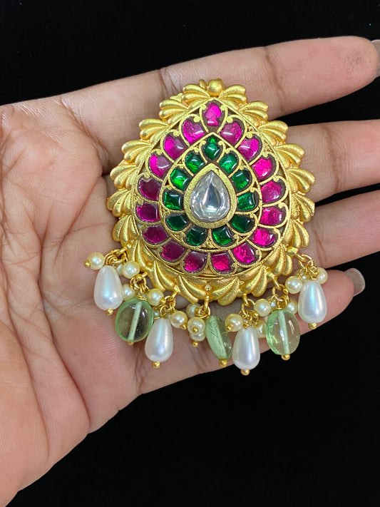 Multipurpose Kundan Pendant & Hair accessories| Indian jewelry in USA