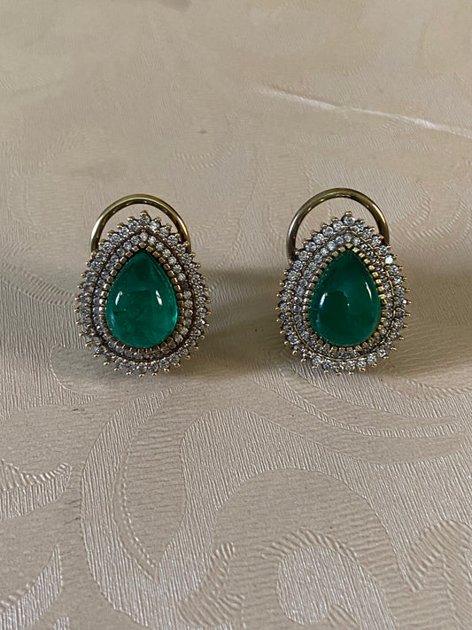 AD Kundan Stud Earrings | Indian Jewelry In USA