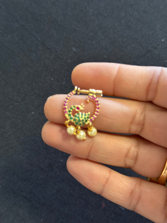 AD Nose Ring | Indian jewelry | Traditional jewelry