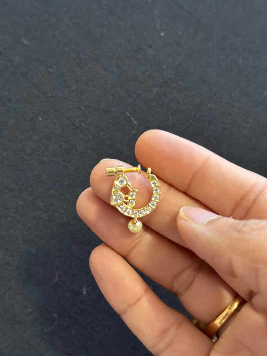 AD Nose Ring | Indian jewelry | Bridal jewelry