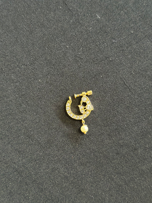 AD Nose Ring | Indian jewelry | Bridal jewelry