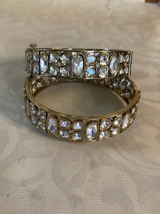 Polki Kundan Bangles | Mehndi Plating Bangles | Gift Idea