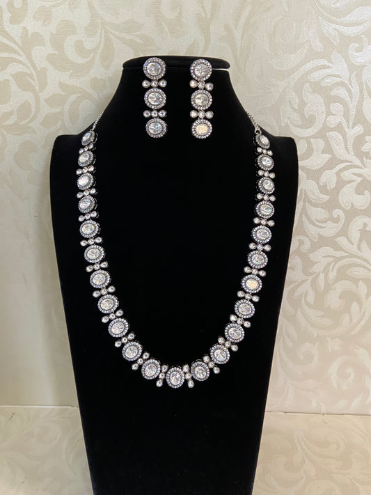 Victorian Polki Kundan Necklace | Indian jewelry in USA