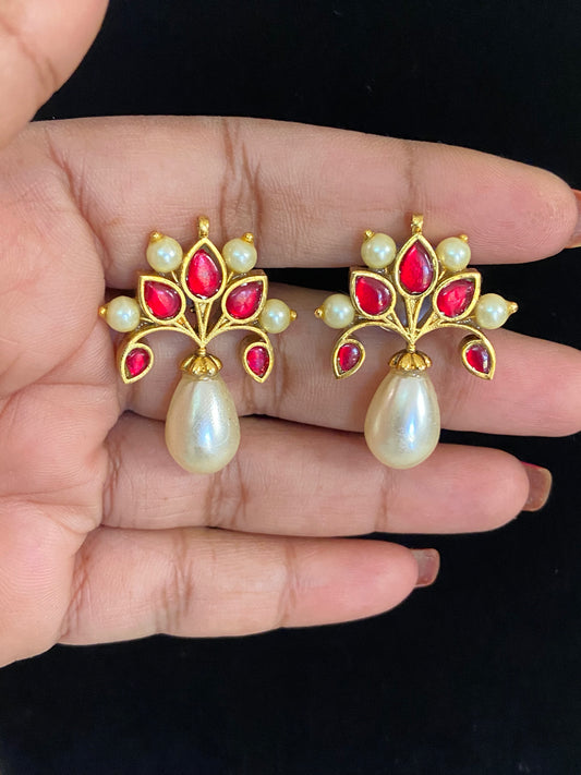 Ahmedabadi Kundan Earrings | Indian Earrings In USA