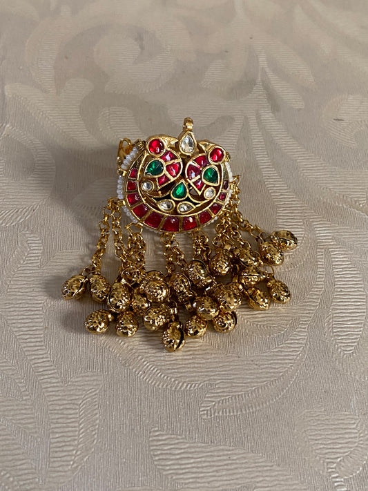 Ahmadabadi Jadau Kundan Finger Ring | Kundan jewelry In USA