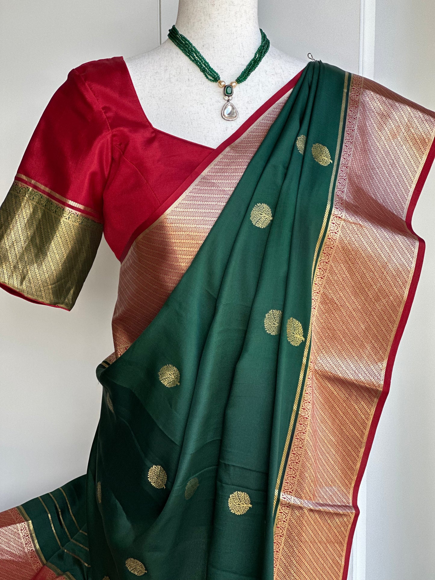 Mysore Crape Silk Saree | Silkmark certified saree