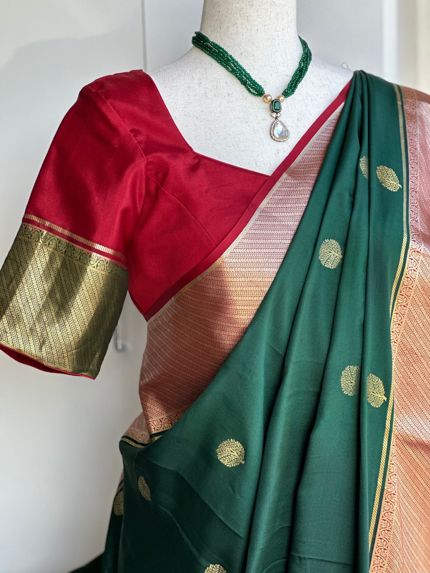 Mysore Crape Silk Saree | Silkmark certified saree