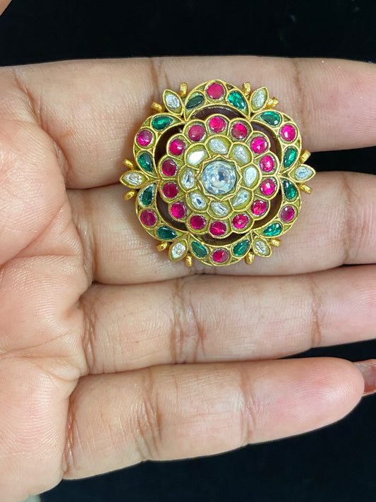 Jadau Kundan Finger Ring | Traditional Finger Ring