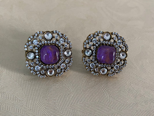 AD Victorian Studs | Indian Jewelry In USA