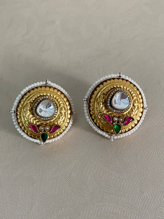 Antique Pearl Studs | Indian Jewelry In USA