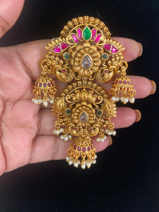 Antique Kundan Hair Accessory | Hair Choti | Traditional Indian Jewelry