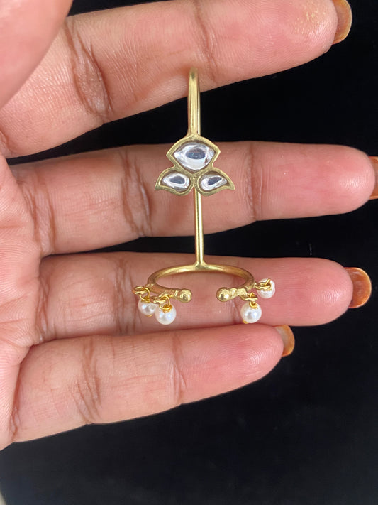 Jadau Kundan Nail Stud Finger Ring | Latest Jewelry | Gift Idea
