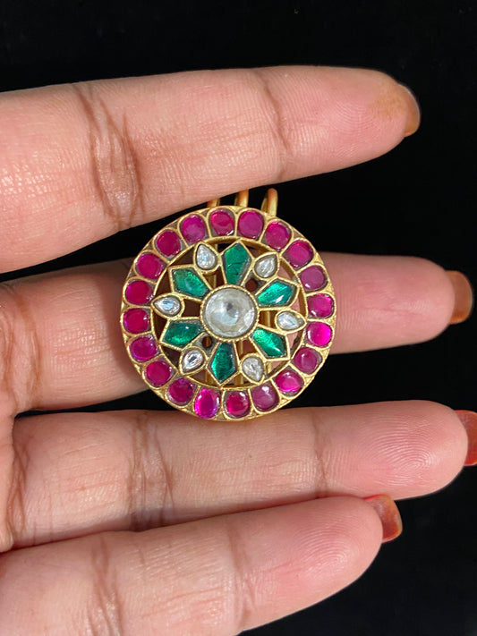 Jadau Kundan Surya Chandra | Hair accessories | indian Traditional Jewelry