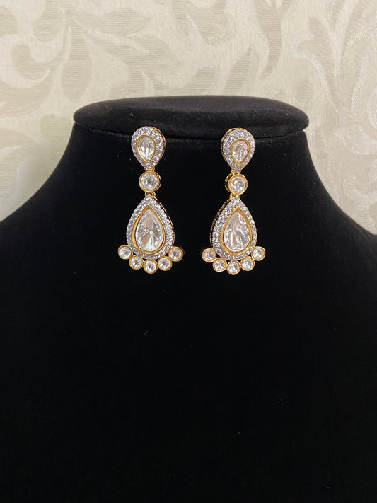 Moissanite Earrings | Indian jewelry in USA
