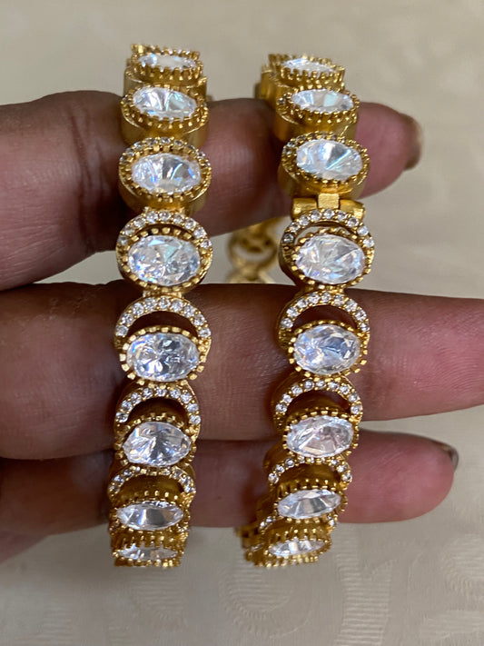Moissanite openable Bangles | Indian Bangles in USA