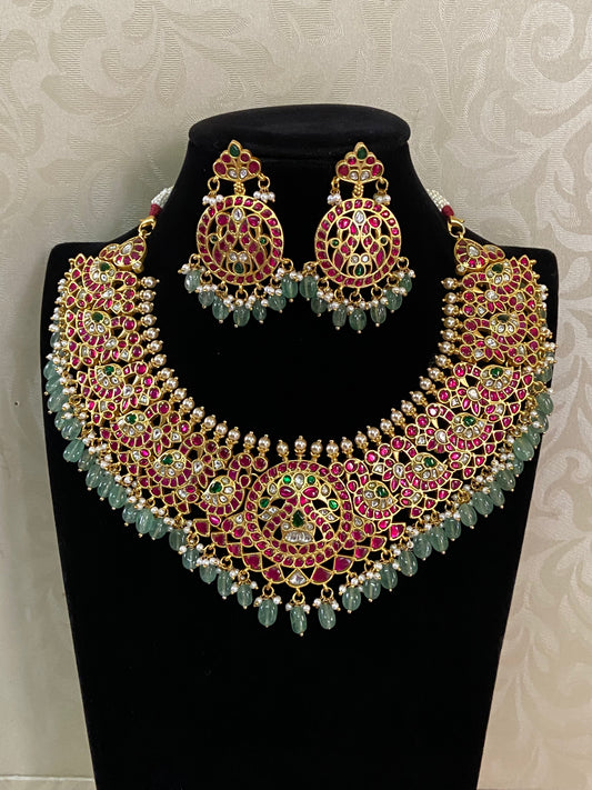 Jadau Kundan Bridal Necklace Set | Indian Traditional Jewelry In USA