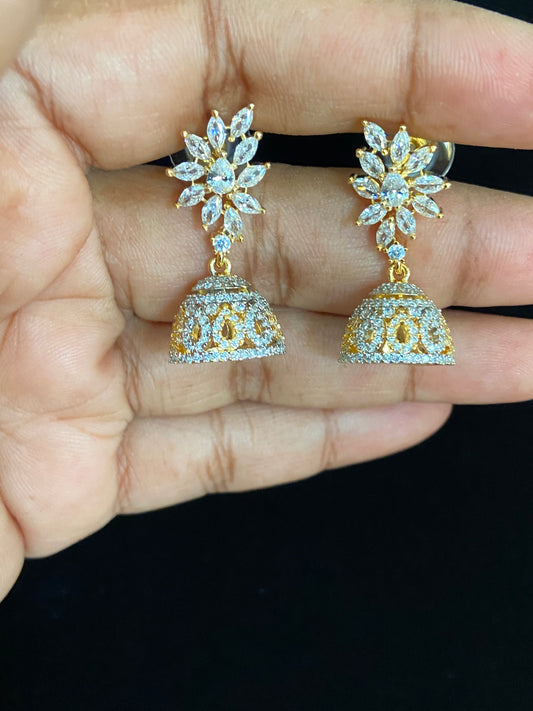 AD Jumki Earrings | Indian Jumki
