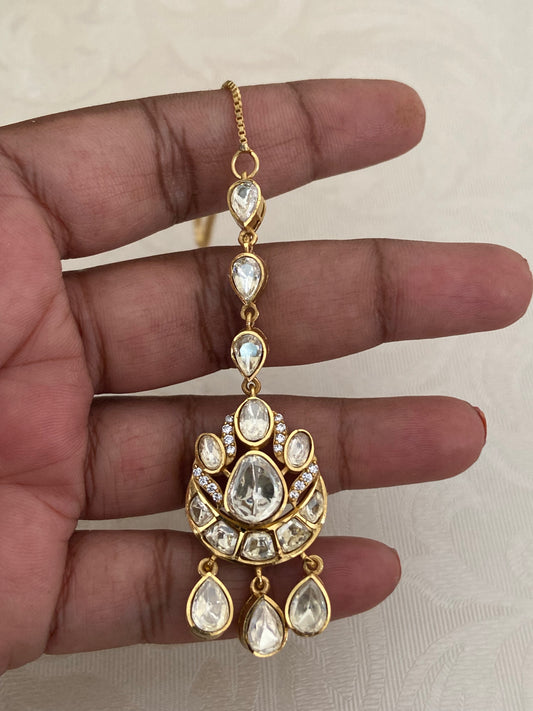 Moissanite Maang Tikka | Indian jewelry in USA