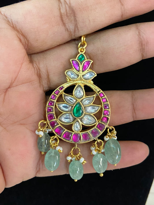 Jadau Kundan Maang Tikka | Indian jewelry in USA