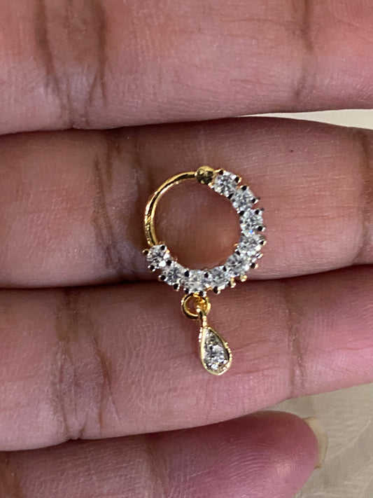 AD Nose Ring |  Indian jewelry | Traditional jewelry
