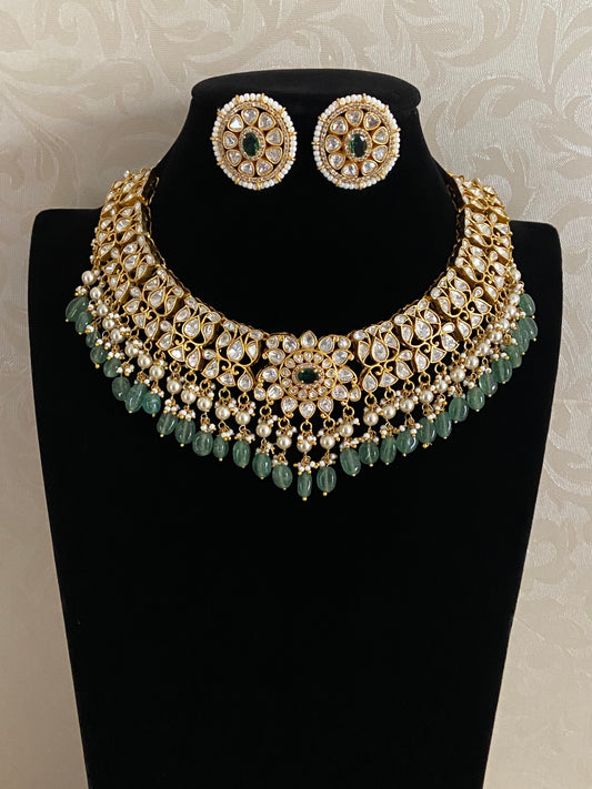 Polki Kundan Necklace Set | Latest Indian Jewelry In USA