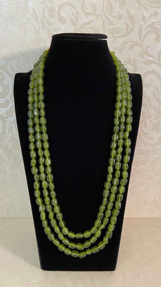 Gem Grade Onyx Beads Necklace | Indian jewelry in USA