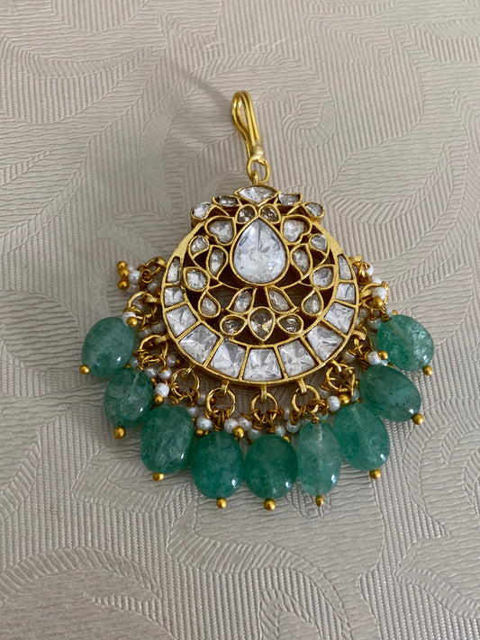 Jadau Kundan Maang Tikka | Tradional Indian Jewelry