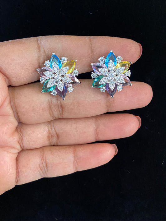 Classic Multi Color Studs | Indian Jewelry In USA