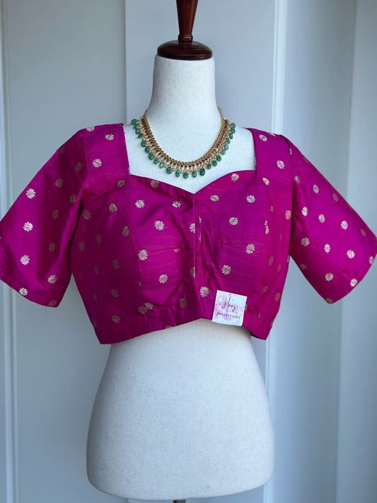 Banaras Brocade Blouse | Saree Readymade Blouses in USA