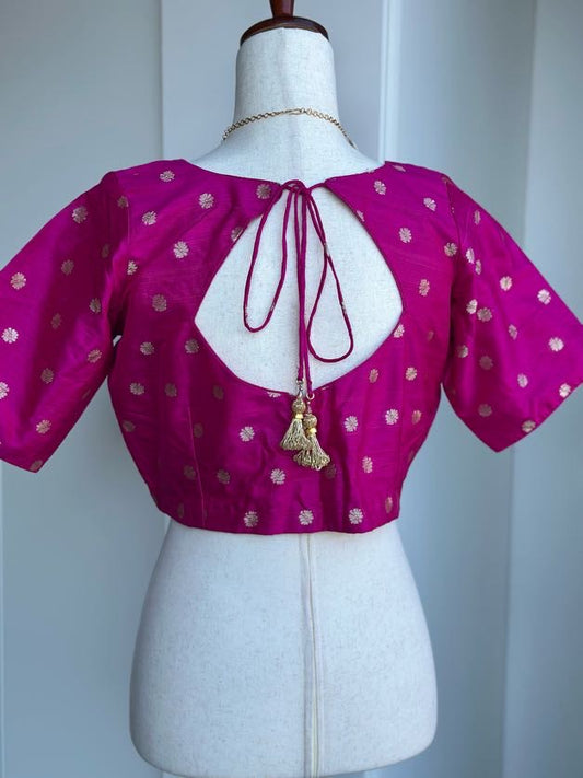 Banaras Brocade Blouse | Saree Readymade Blouses in USA