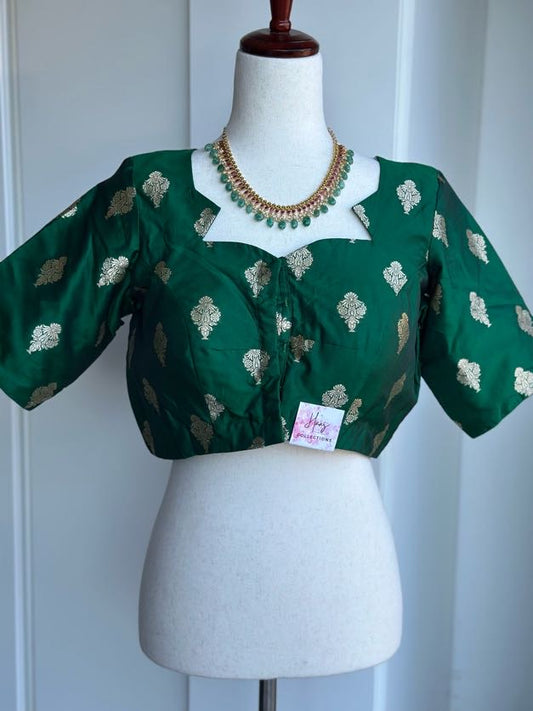 Banaras Brocade Blouse | Saree Readymade Blouses in USA