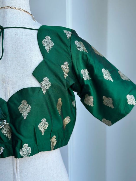 Banaras Brocade Blouse | Saree Readymade Blouses in USA