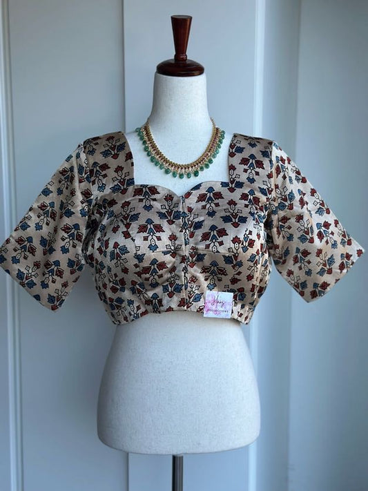 Crape Silk Blouse | Readymade Blouses in USA