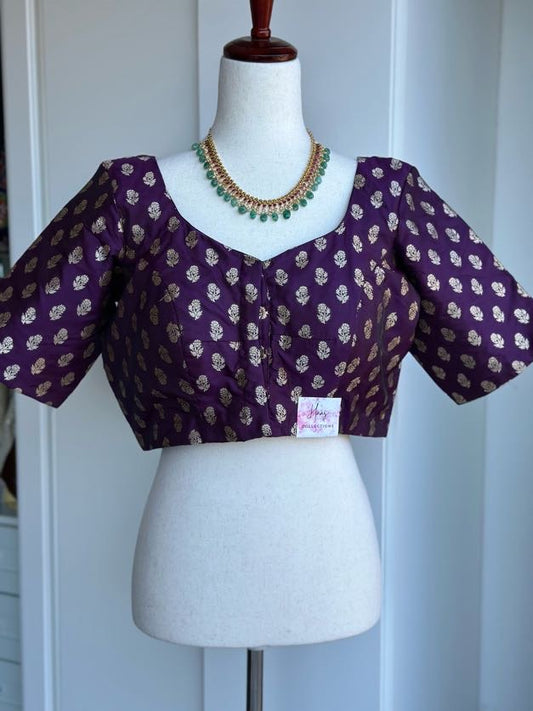 Banaras Brocade Blouse | Saree Readymade Blouses in USA
