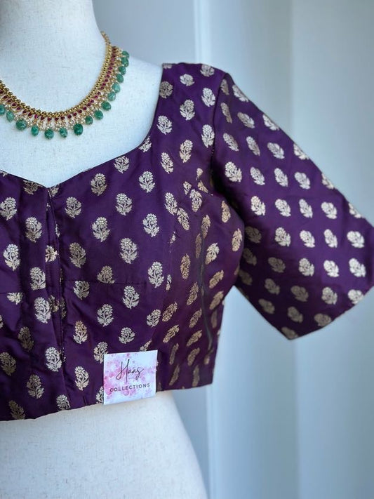 Banaras Brocade Blouse | Saree Readymade Blouses in USA