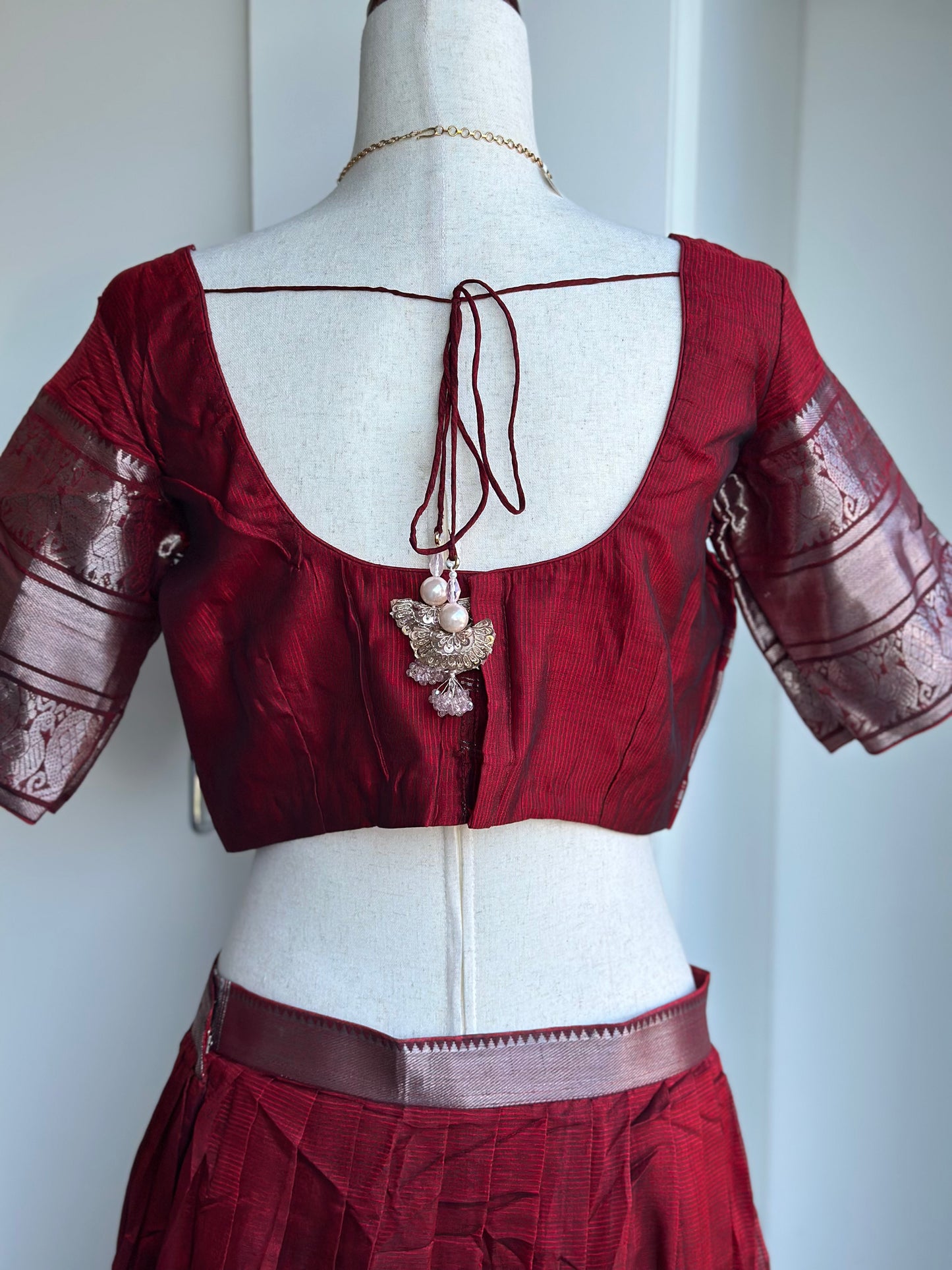Mangalagiri Pattu pavada | Partywear Lehanga | Lehanga voni