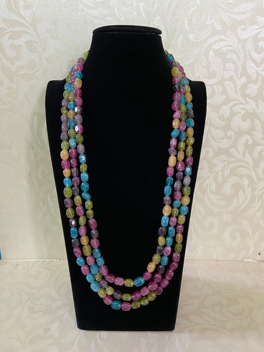 Gem Grade Onyx Beads Necklace | Indian jewelry in USA