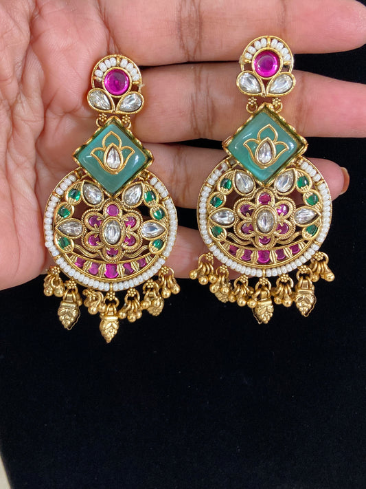 Fusion Earrings | Latest Indian Jewelry