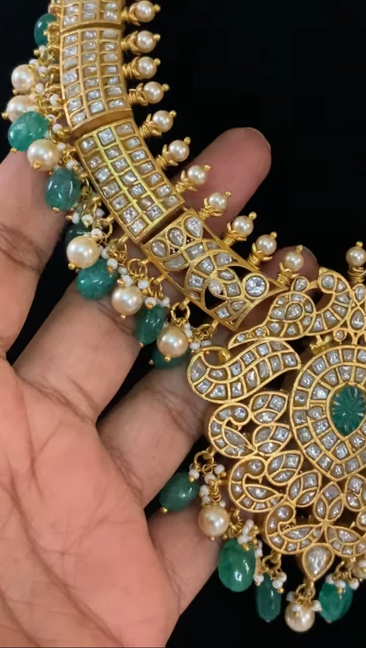 Jadau Polki  Necklace | Indian traditional jewelry